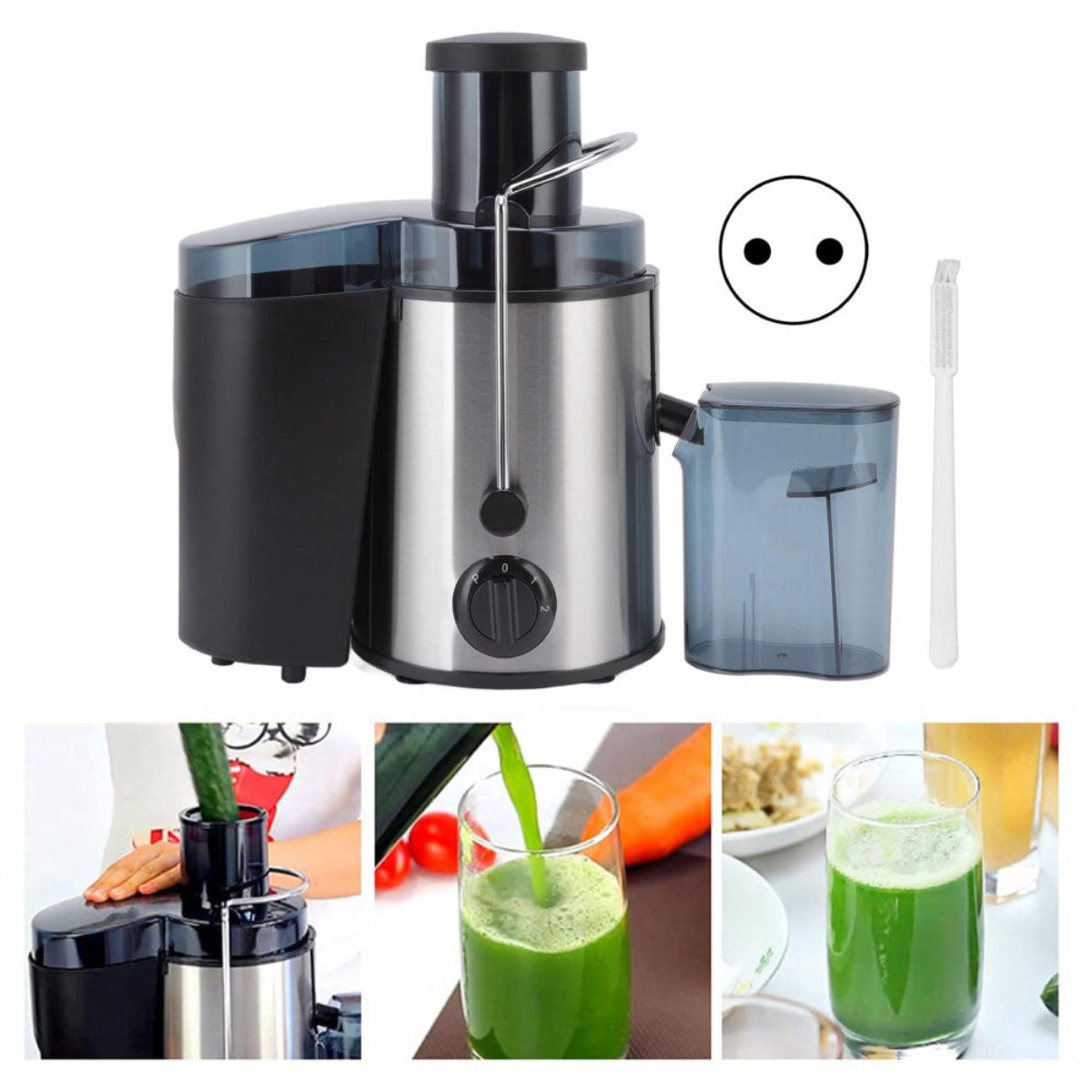 Presse-agrumes extracteur de jus de fruits et légumes 700 W